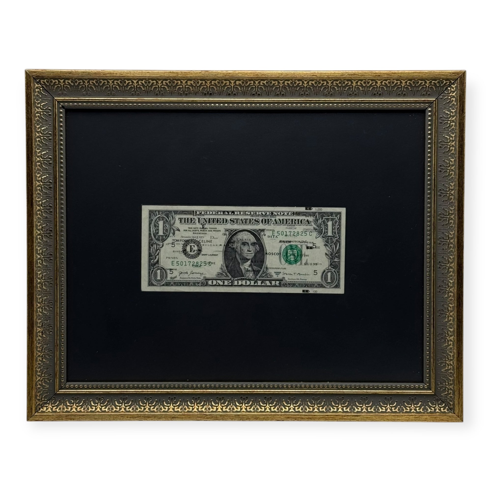 Billete De Dólar Laos Concpt Money Is Art
