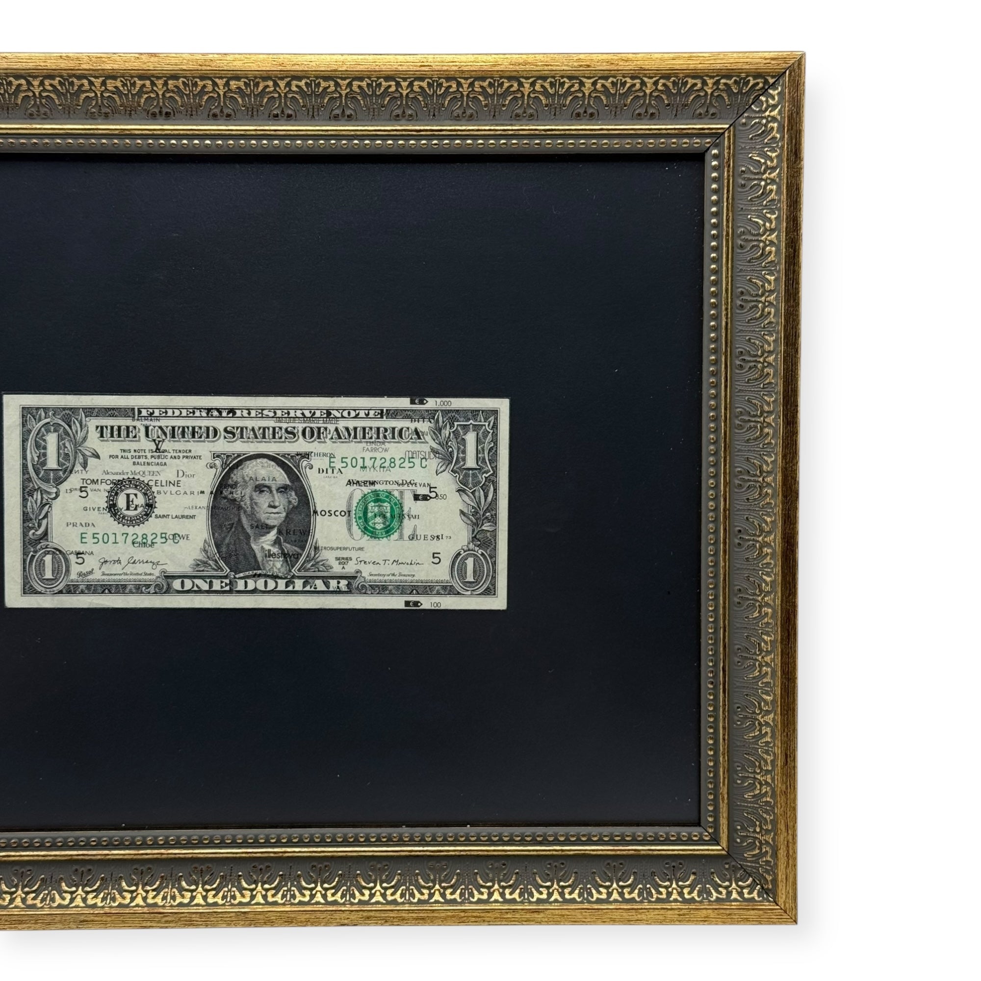 Billete De Dólar Laos Concpt Money Is Art