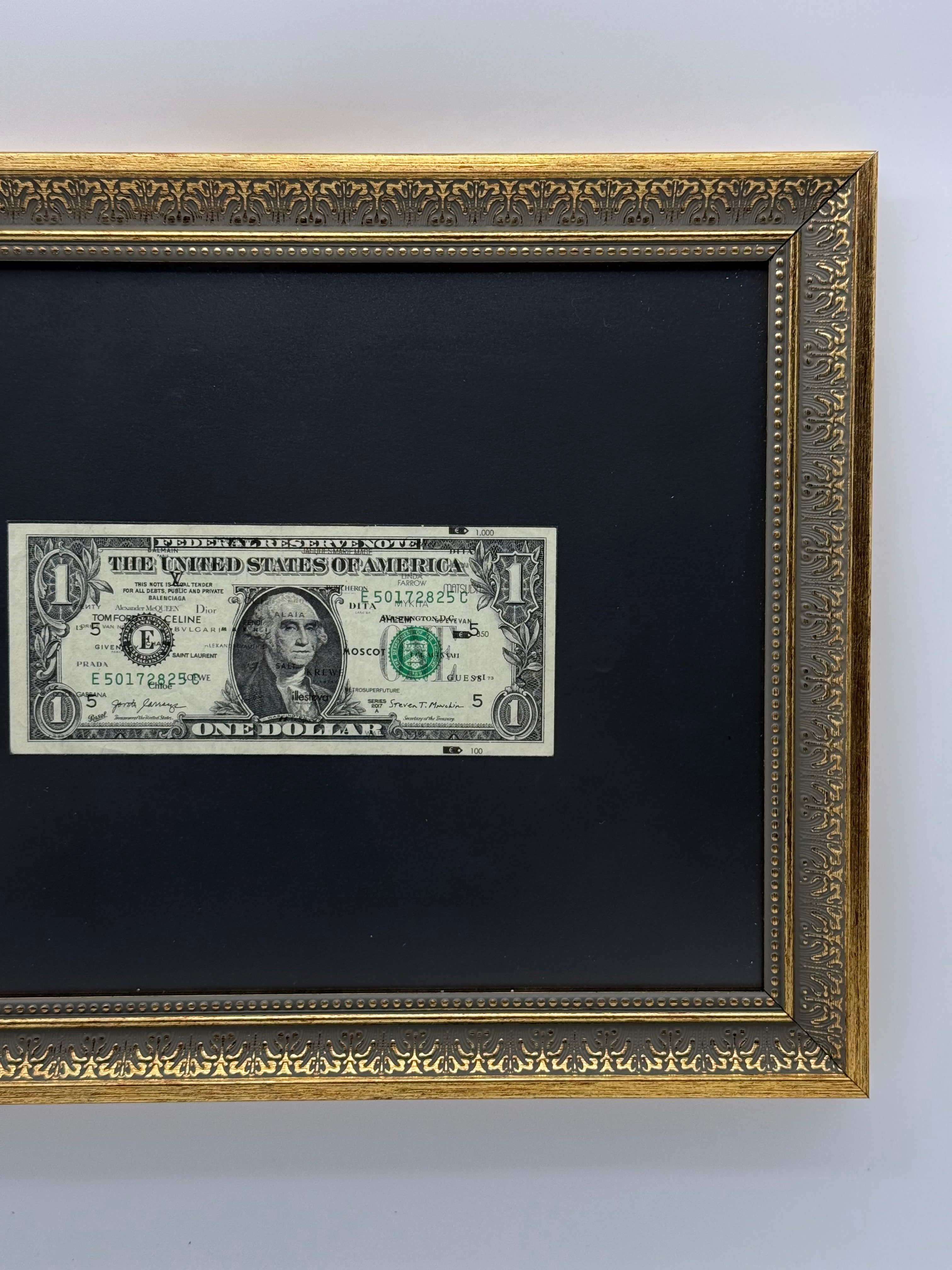 Billete De Dólar Laos Concpt Money Is Art
