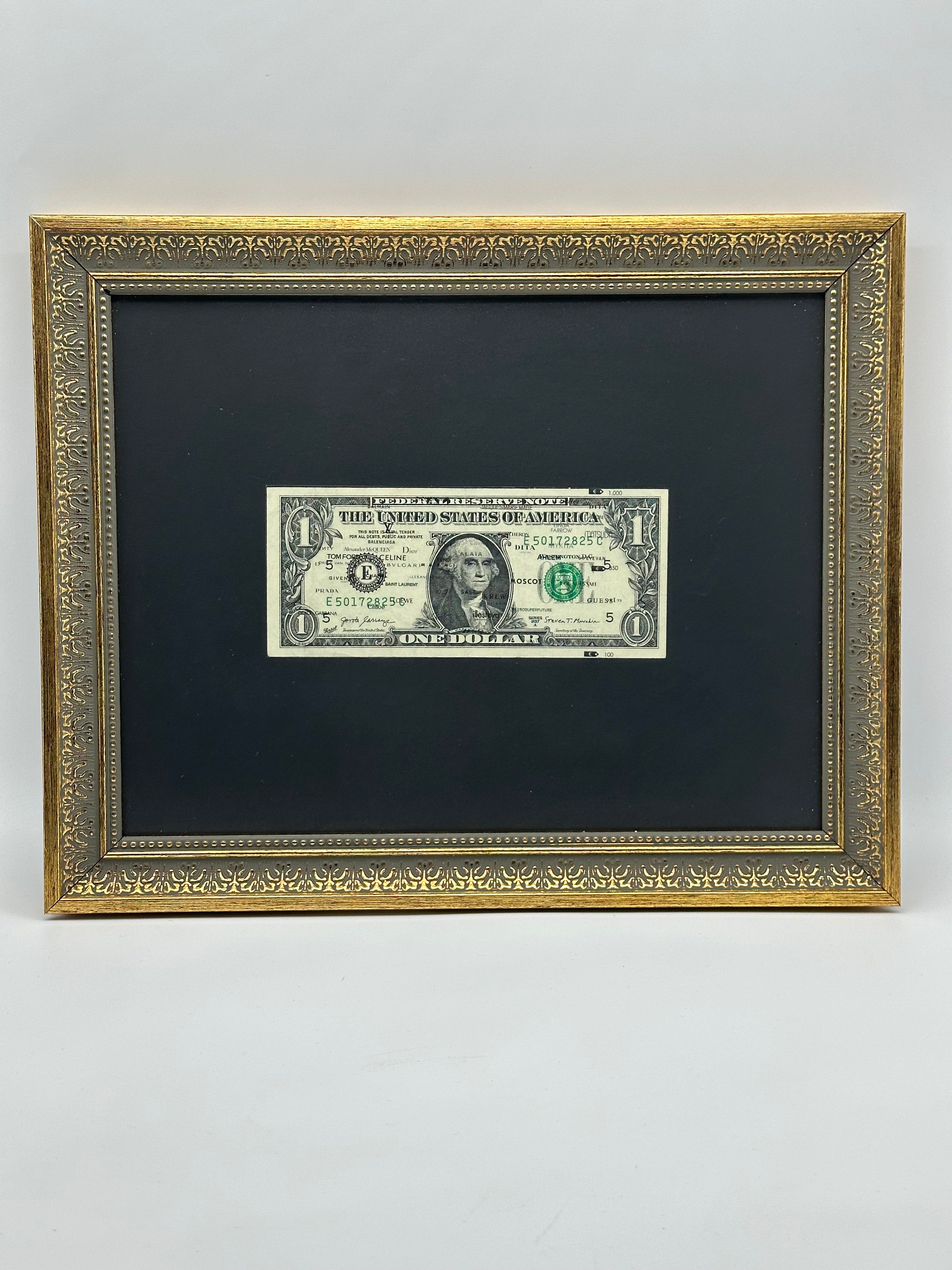 Billete De Dólar Laos Concpt Money Is Art